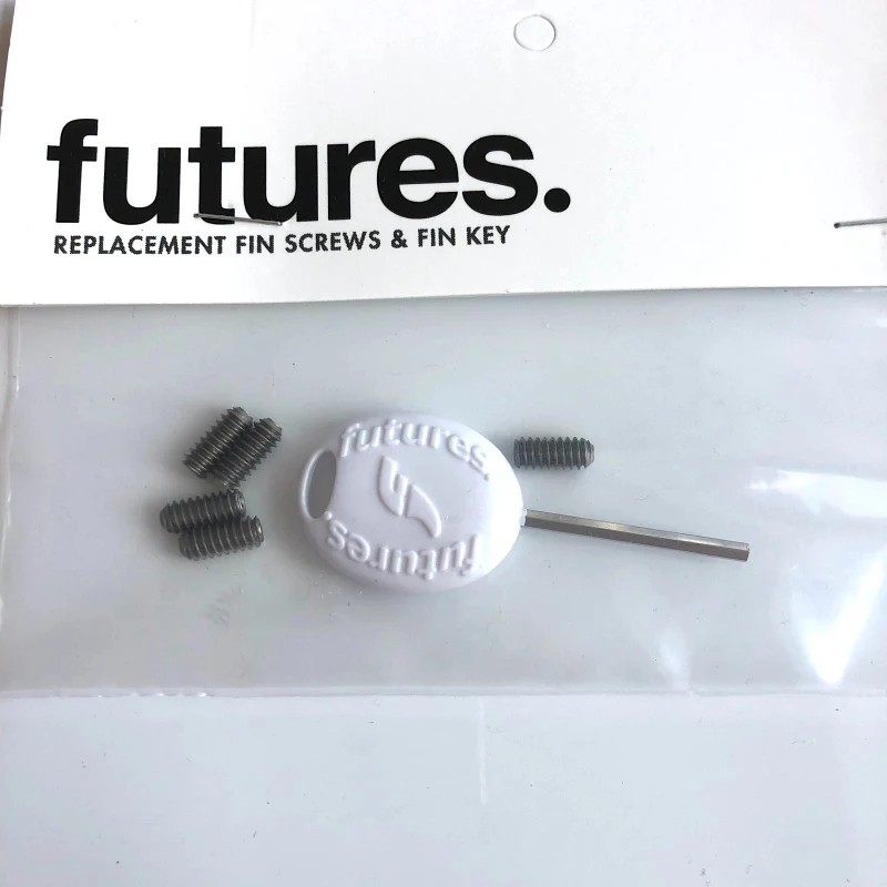 Kit Futures 5 Parafusos e Chave de Quilhas