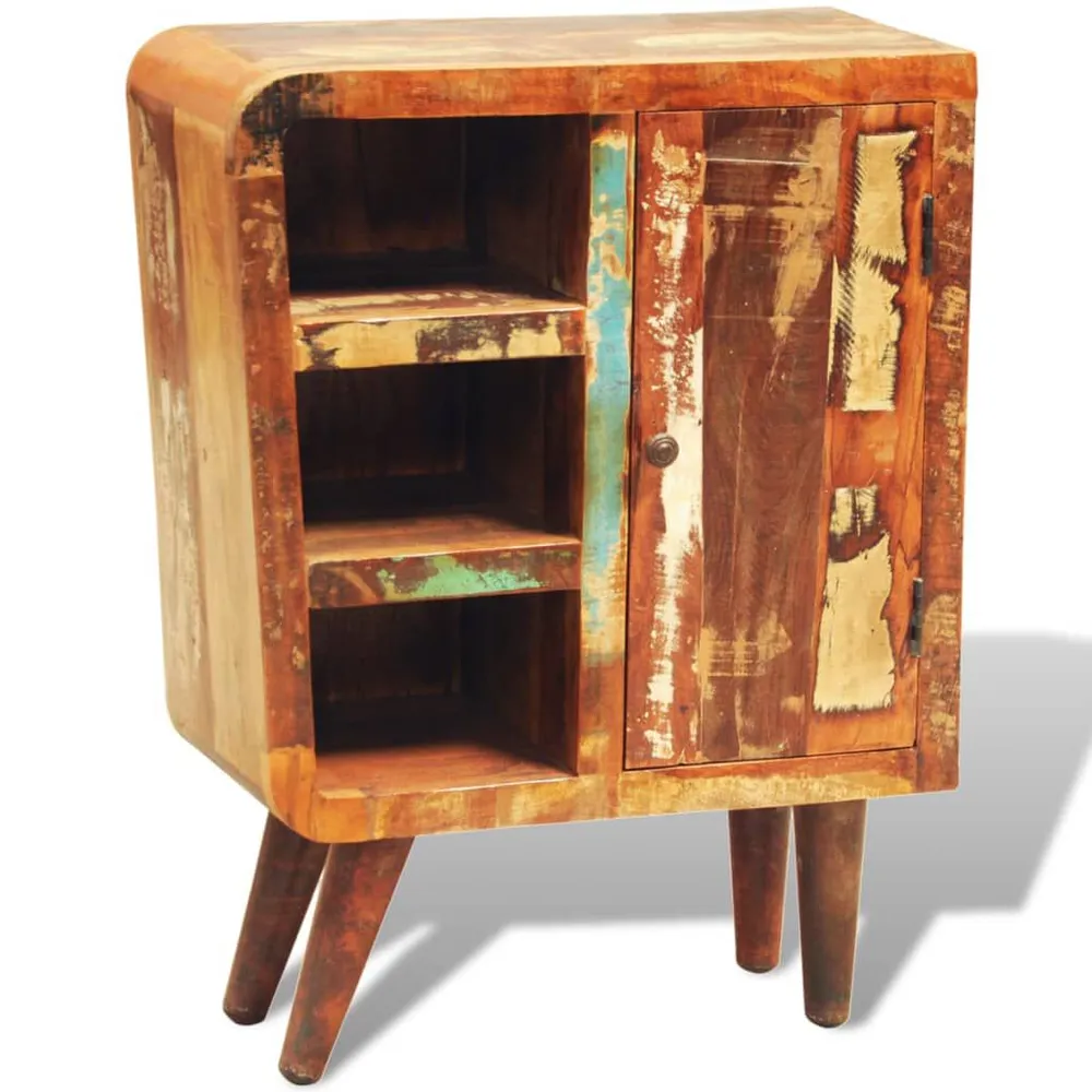 Armário vintage com 1 porta madeira reciclada maciç
