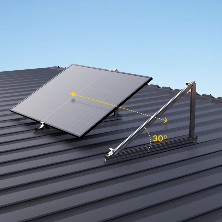 Metal roof mount - angle (Sunfer 20H1)
