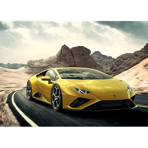 Puzzle Lamborghini Huracan Amarelo - 1000 Peças - Ravensburger