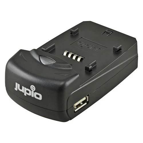 Carregador Genérico Intercambiável Jupio JSC0010 em Preto e Vermelho