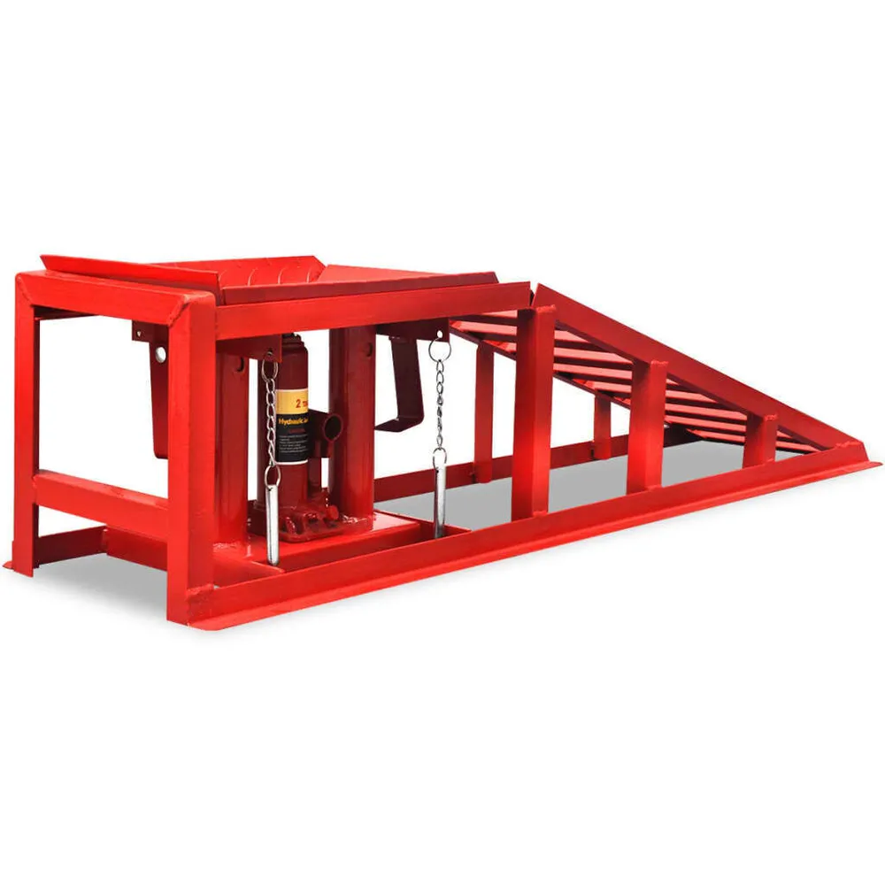 Rampas para reparação de automóveis 2 pcs ço vermelho