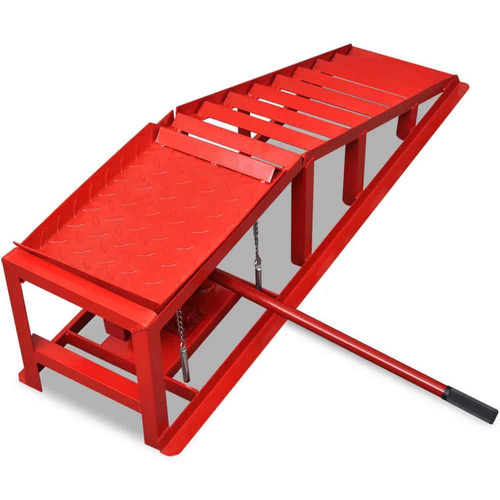 Rampas para reparação de automóveis 2 pcs ço vermelho