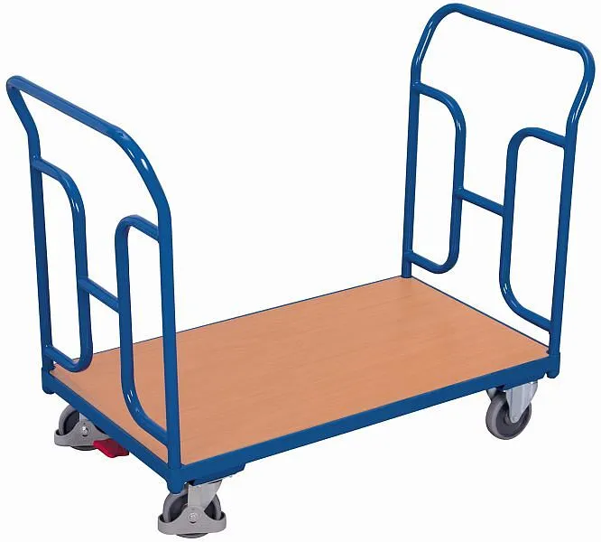 Carrinho de barra dupla VARIOfit com tubos curvos, dimensões externas: 1.190 x 600 x 935 mm (LxPxA), sw-600.219