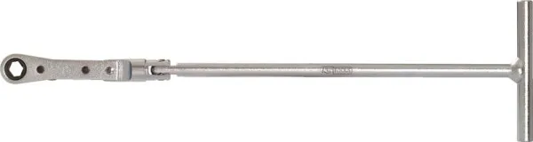 KS Tools Catraca de levantamento de catraca com anel de alç em T com vela incandescente, 8 mm, 500.7340