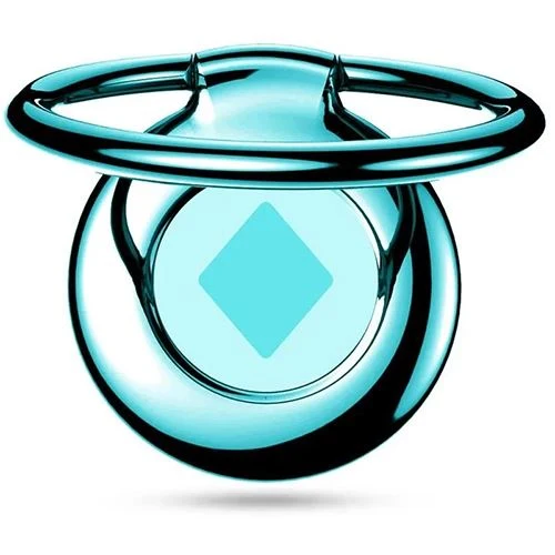 Anel Magnético / Suporte para Grelha de Ventilação 100% Smart Ring - Azul