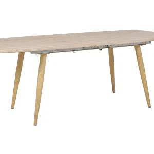 Mesa de jantar extensível castanho visível 180/210 x 90 cm HAGA