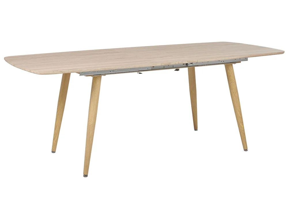 Mesa de jantar extensível castanho visível 180/210 x 90 cm HAGA