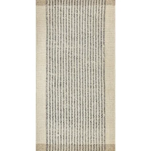 Wool Area Rug 80 x 150 cm Beige and Preto DIVARLI