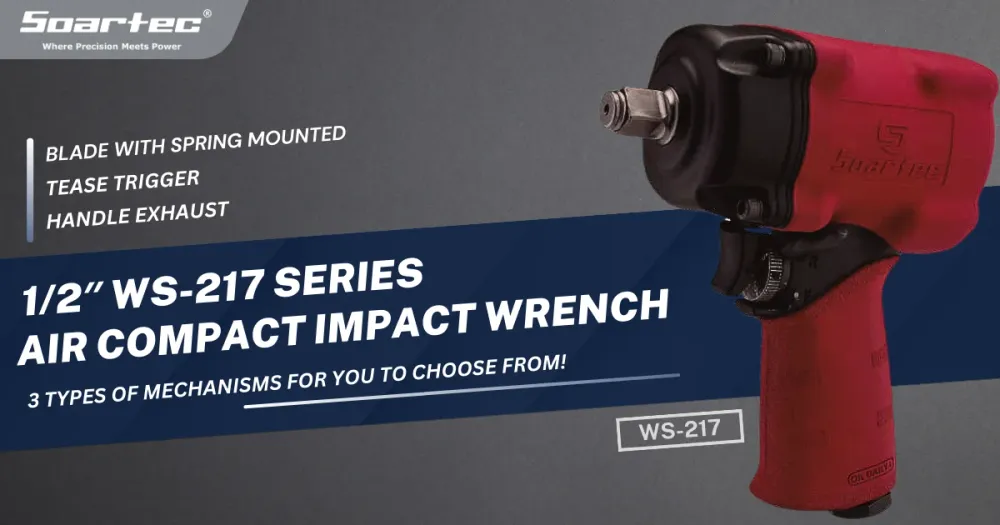 Chave de Impacto Pneumática 1/2" com Capa Protetora 800 ft-lb | WS-217