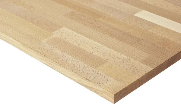 Mesa de trabalho RAU série adlatus 300 (eletricamente ajustável em altura), tampo em faia maciç, 2000x720-1120x800 mm, 08-...