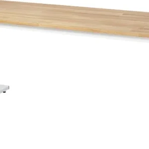 Mesa de trabalho RAU série adlatus 300 (eletricamente ajustável em altura), tampo em faia maciç, 2000x720-1120x800 mm, 08-...