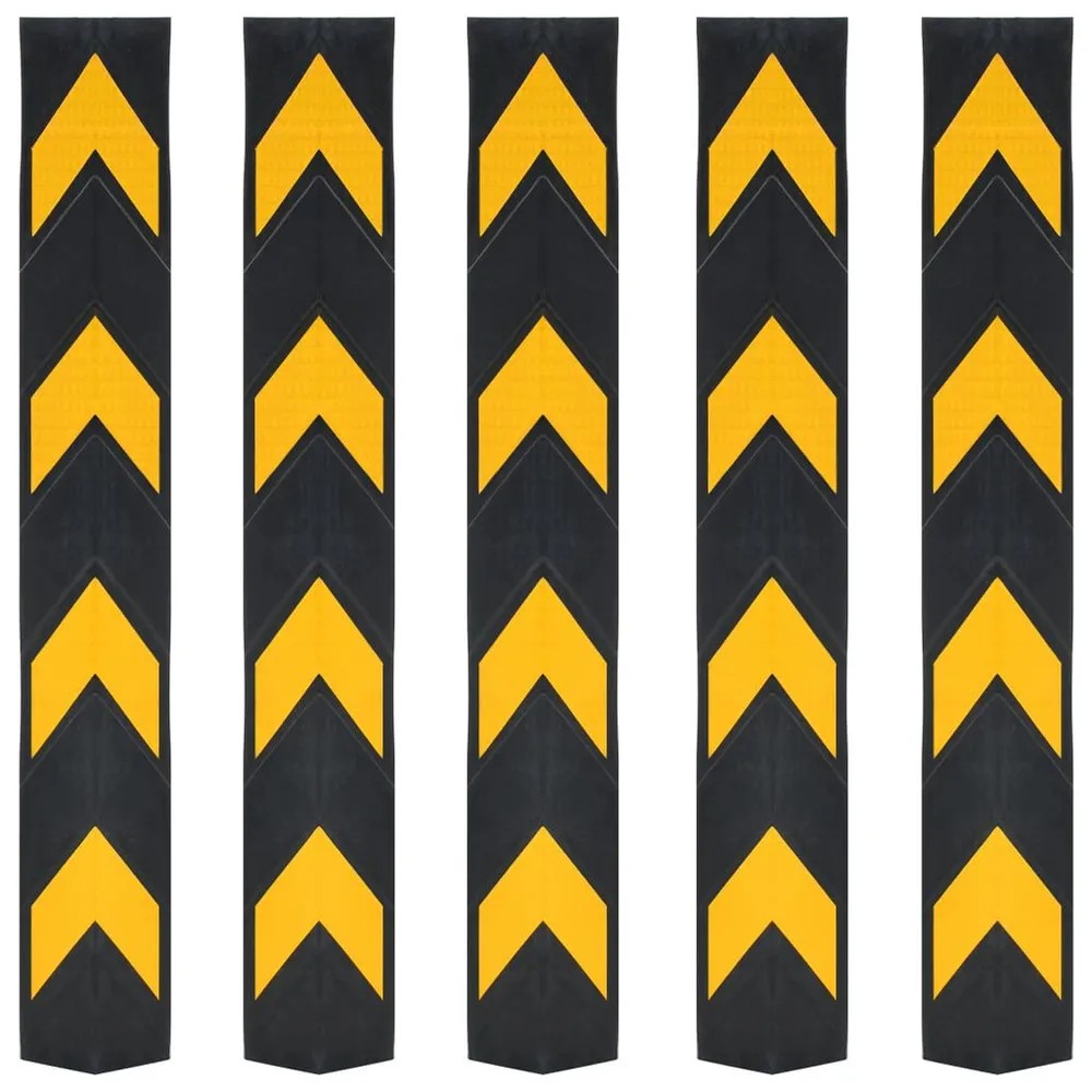 Faixas de sinalização refletoras 5 pcs borracha 80 cm