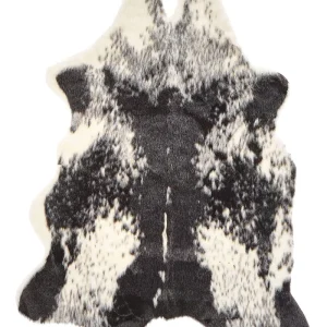 Faux Cowhide Area Rug Negro 60 x 90 cm NAMBUNG