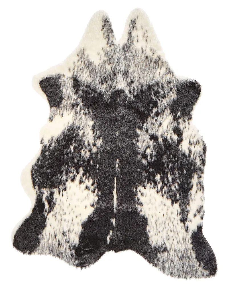 Faux Cowhide Area Rug Negro 60 x 90 cm NAMBUNG