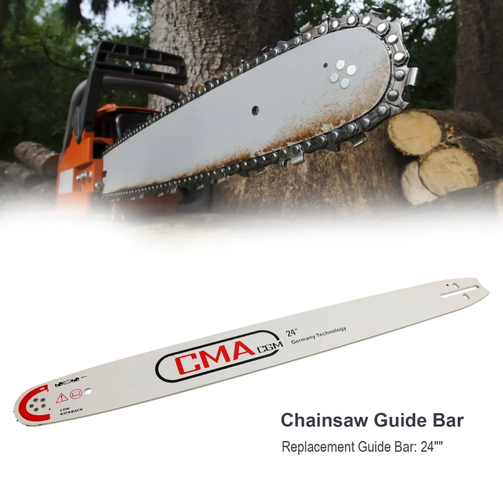 24" BARRA GUIA PARA MOTOSSERRA 0.325" passo 0,058 Gauge 94DL Substituição de reposição