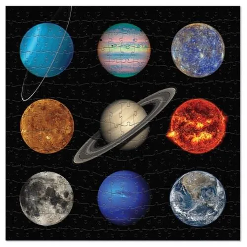 Kit de Freio Puzzle Sistema Solar Nasa 200 Peças - Crocodile Creek