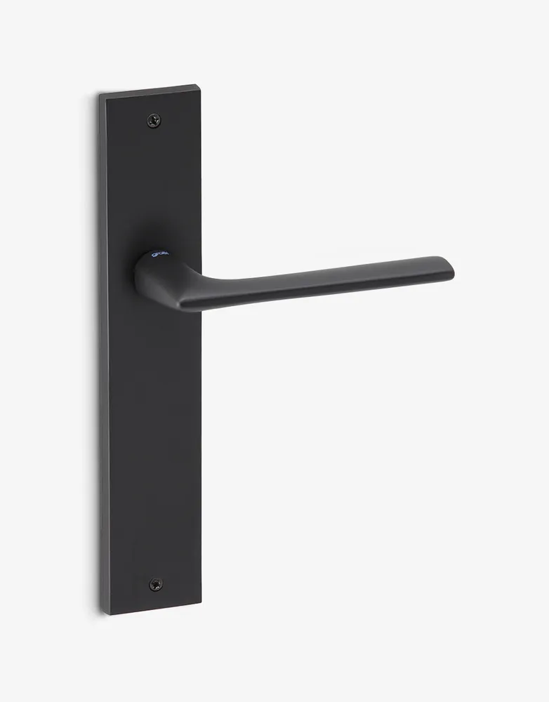 Baci lever handle set on rectangular backplate com Garantia Estendida