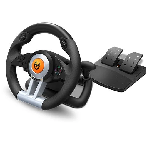 Volante + Pedais Nox Krom K-Wheel para Viagens Longas