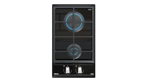 Placa Gás Teka GZC 32300 | 30 cm | 2 Zonas | Preto - Compatível com GLP