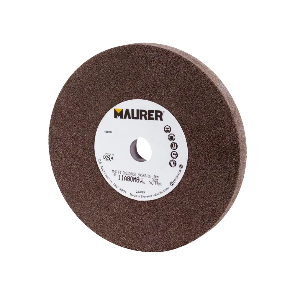 Disco de desbaste Maurer Coríndon 150x20x32 mm. Grão 60