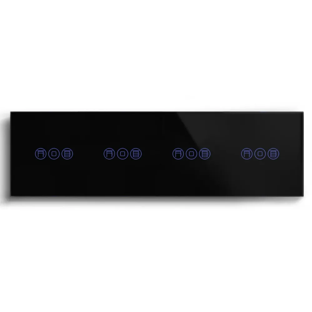 BSEED Interruptor Quadruplo para Estores WiFi com Painel Tátil e Controlo por Voz 299mm Bseedswitch