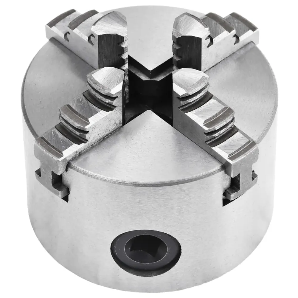 Bucha de torno autocentrante com 4 grampos 80 mm ço