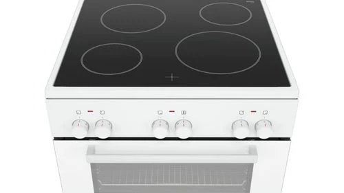 Fogão Bosch HKA050020 | Elétrico | 60x85x60 cm | 4 Zonas | | Branco