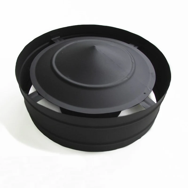 Chapéu Inox C/ Aba S/ Cone Antracite em Fibra de Carbono