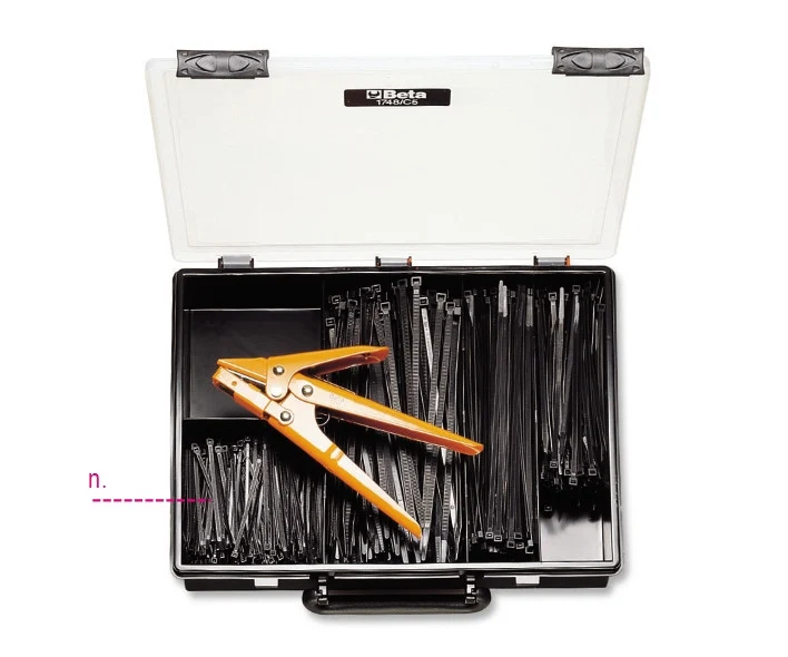 Pinza fascette assortimento 400 fascette Beta 1748/C5