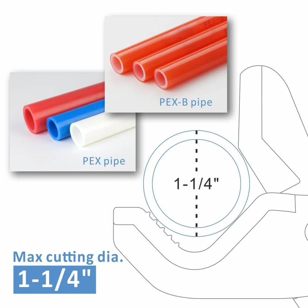 Cortador de tubos IWS-PPW para tubos PEX e PEX-B de 1/8" 1-1/4" iCrimp
