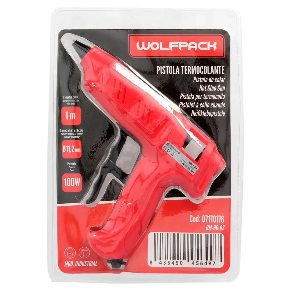 Pistola de Ar Quente Wolfpack-IDE 100 W / 11,5 mm. Industrial