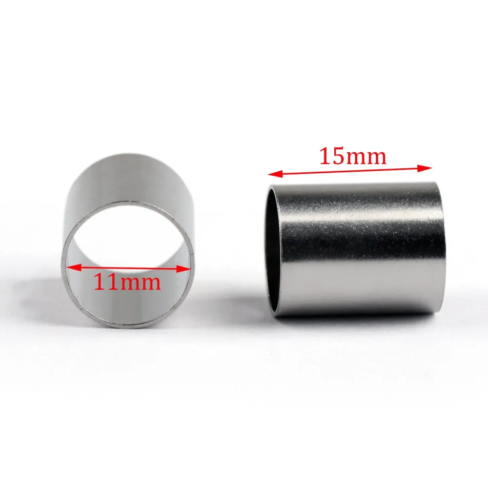 10pcs Crimp manga Ferrule Tube Tubo para RG8 LMR400 RG213 RG214 Conector de cabo