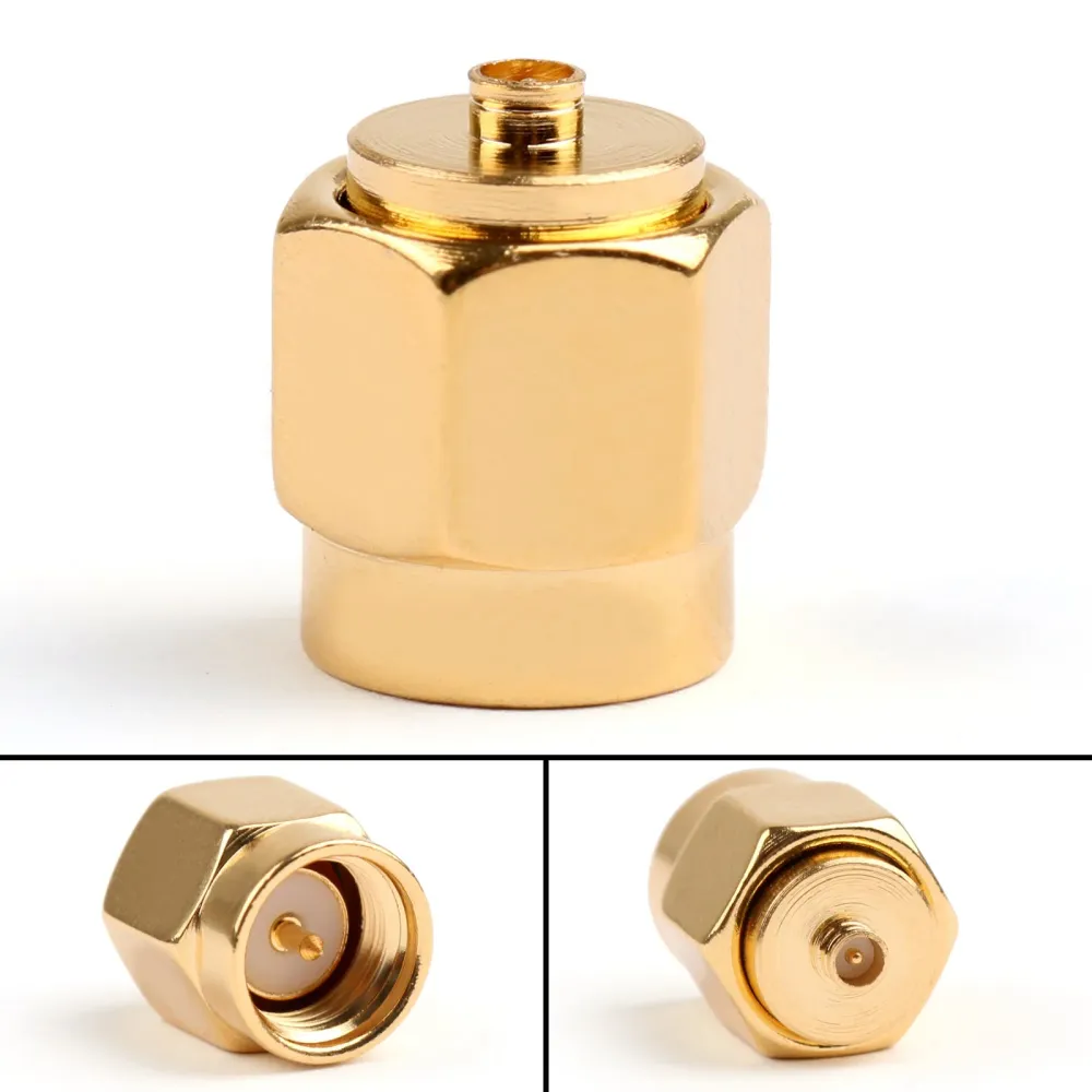 10 peças SMA macho para IPX U.fl Conector adaptador RF reto com plugue macho