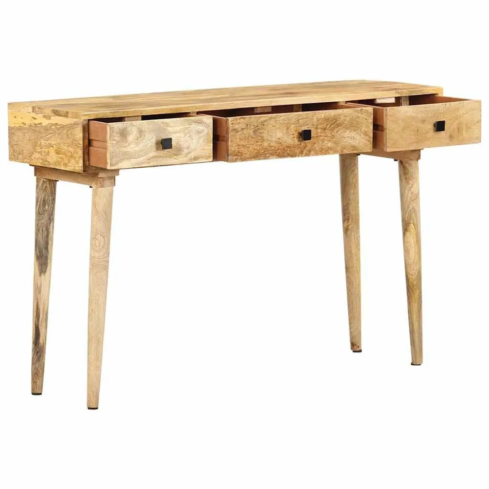 Mesa consola 115x35x76 cm madeira de mangueira maciç