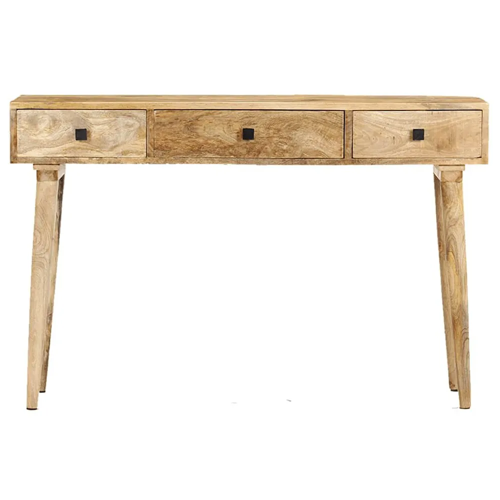 Mesa consola 115x35x76 cm madeira de mangueira maciç