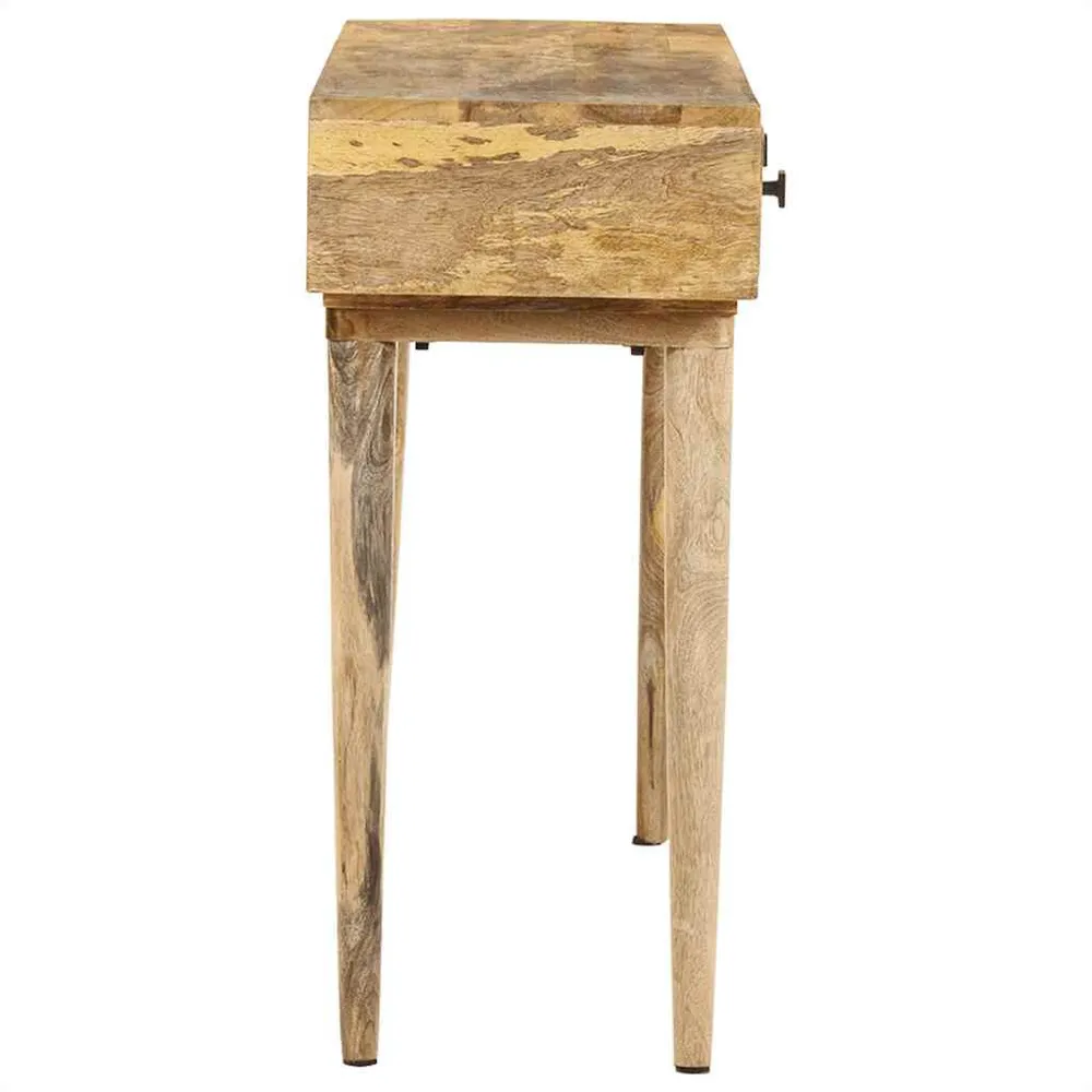 Mesa consola 115x35x76 cm madeira de mangueira maciç