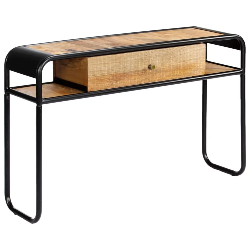 Mesa consola 118x30x75 cm madeira de mangueira maciç