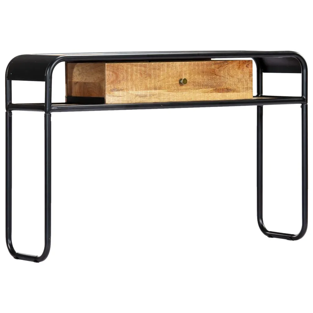Mesa consola 118x30x75 cm madeira de mangueira maciç