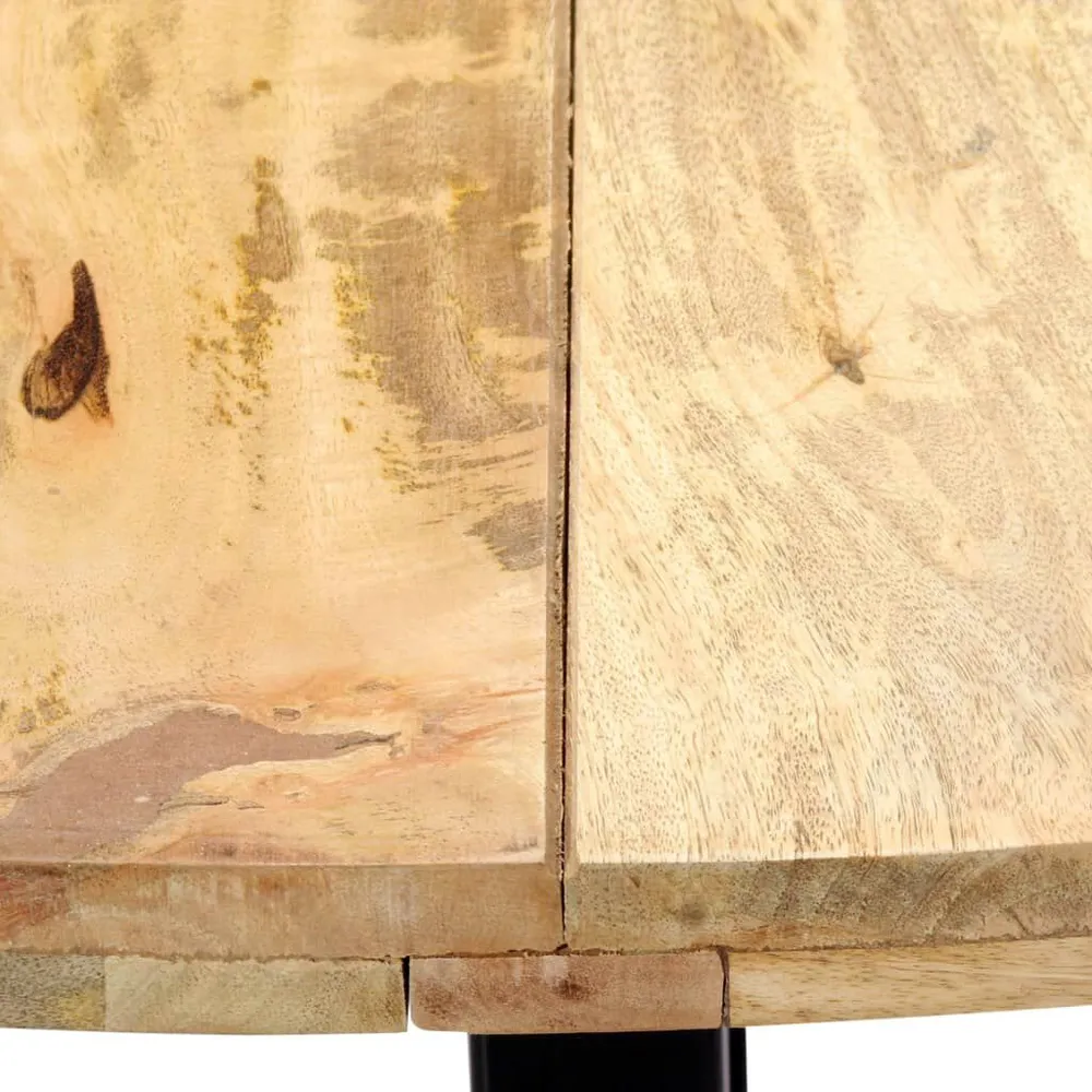 Mesa de jantar 150x73 cm madeira de mangueira maciç