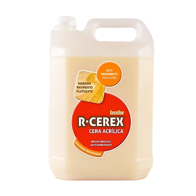 Descontaminante de Ferrugem R-CEREX – Cera Acrílica Auto Resplandecente Anti-Derrapante para Madeira e Pavimentos Flutuantes