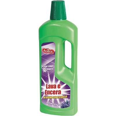 SOLIS Cera Acrílica com ção de Limpeza – Manutenção e Brilho Diário para Pavimentos Encerados (750ml) Embalagem 1 Litro