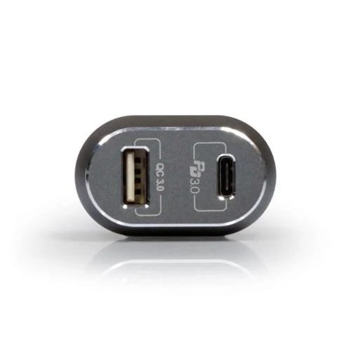 Carregador de Isqueiro Port USB- / USB TIPO C 57W Cinzento para Compras