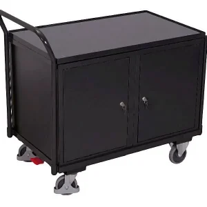 Carrinho de oficina VARIOfit com 1 área de carga, RAL 7016, dimensões externas: 1.125 x 625 x 1.010 mm (LxPxA), sw-600.604/AG