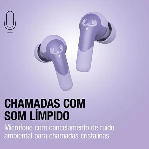 Auriculares True Sem cabos Bluetooth ANC Híbrido Fresh 'N Rebel Twins Ace - Dreamy Lilac