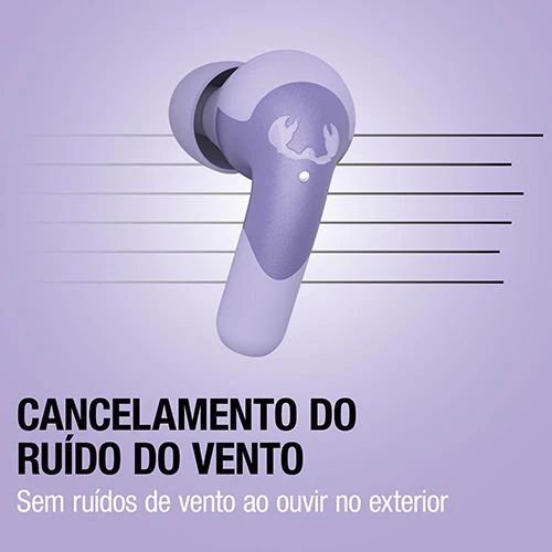 Auriculares True Sem cabos Bluetooth ANC Híbrido Fresh 'N Rebel Twins Ace - Dreamy Lilac