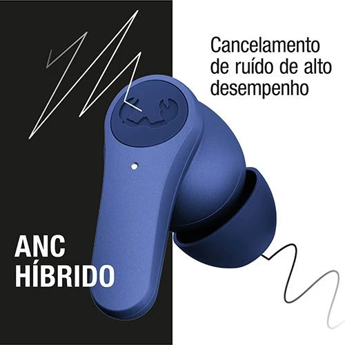 Auriculares True Wireless Bluetooth ANC Híbrido Fresh 'n Rebel Twins Rise - True Marinho