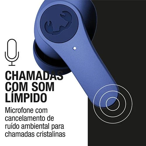 Auriculares True Wireless Bluetooth ANC Híbrido Fresh 'n Rebel Twins Rise - True Marinho
