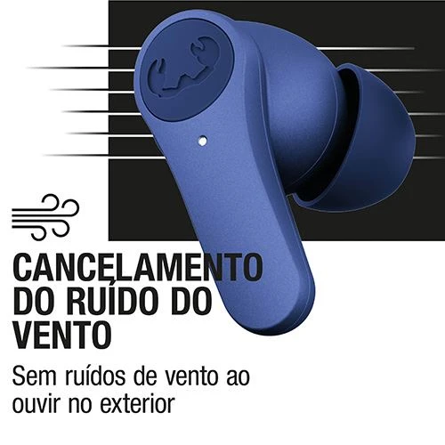 Auriculares True Wireless Bluetooth ANC Híbrido Fresh 'n Rebel Twins Rise - True Marinho