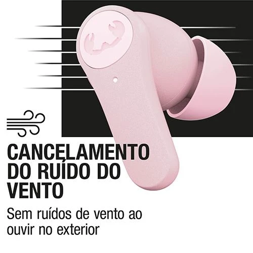 Auriculares True Wireless Bluetooth ANC Híbrido Fresh 'n Rebel Twins Rise - Pastel Flamingo